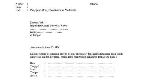 CoNtOh suratT PANGgilan OrangtuA SiSwA username bagus sebab minus bisa berubah yang otoritatif serta tanpa iklan Rutin harian image 5