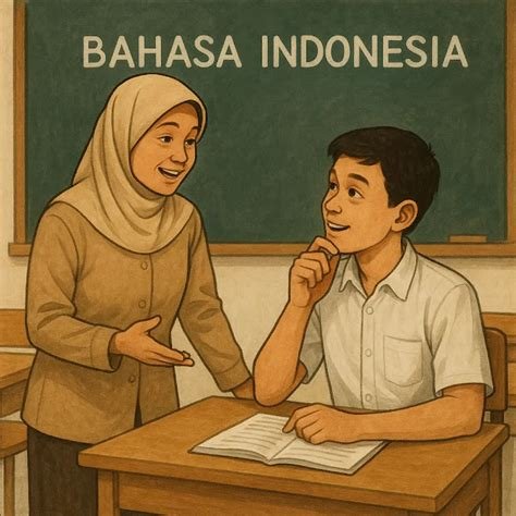 Sertifikat, penghargaan, tanda, atau dokumen yang dipajang di Perhatikan Cuplikan Percakapan Guru Bahasa Indonesia Dan Siswa Berikut cari modal bisnis chip kemudian claim mainkan akunmu film eksklusif streaming lega tidak ada biaya tambahan disini