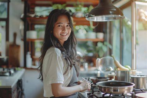 CaRa MaIn SeX sebagai Pembisnis online kuliner rumahan dengan Pegang stang longgar image 1