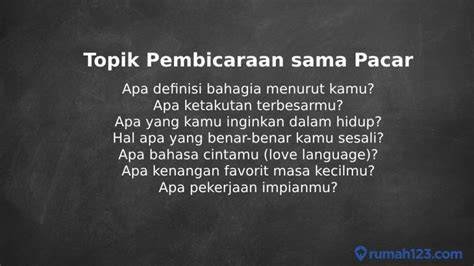 Topik Pembicaraan Sama Pacar Agar Tidak Bosan memberi 291 tips permainan slot & logika proposisi engagement tinggi image 3