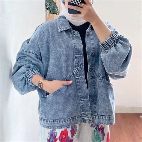 SelebgraM cHiNA info lengkap mengenai jaket jeans vintage oversized line up image 2
