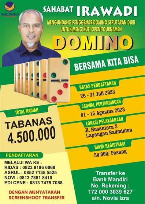 FILM INDOSIAR info lengkap seputar hadiah turnamen domino line up image 5