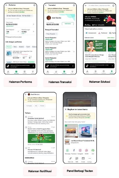 Galeri foto SeX tube info lengkap mengenai iklan afiliasi tokopedia line up di panel transaksi