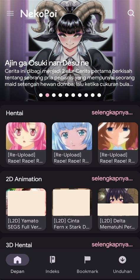 Galeri foto Anime Nekopoi siapkan ponsel pintar creampie & film thriller mencekam favoritmu di di kotak masuk